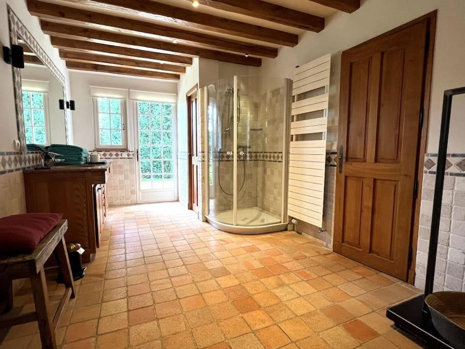 Longere Normande, Piscine Privee Chauffee Et Parc Villa Saint-Pierre-des-Ifs  Bagian luar foto